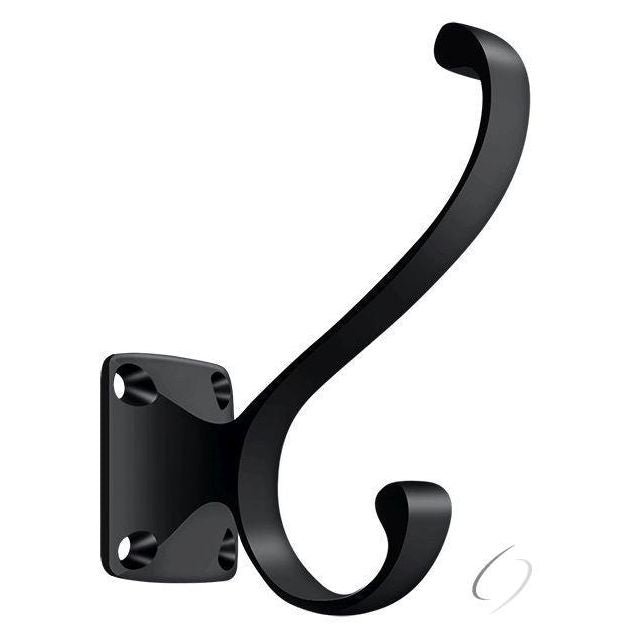 CAHH35U19 Heavy Duty; Coat & Hat Hook; Black Finish