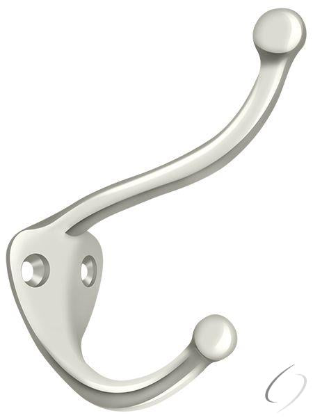 CAHH3U14 Coat & Hat Hook; Bright Nickel Finish