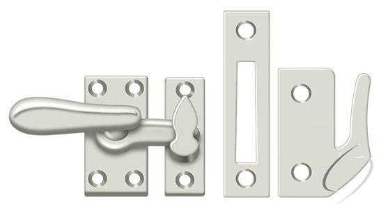CF66U14 Window Lock; Casement Fastener; Medium; Bright Nickel Finish