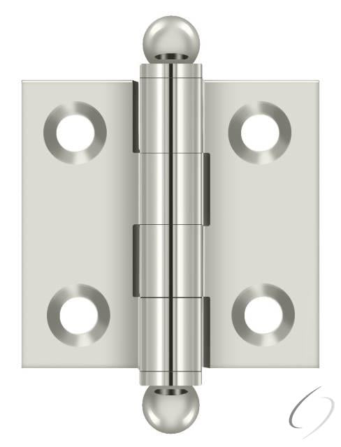 CH1515U14 1-1/2" x 1-1/2" Hinge; with Ball Tips; Bright Nickel Finish