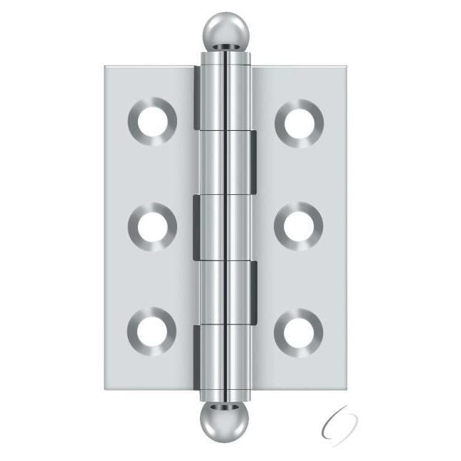 CH2015U26 2" x 1-1/2" Hinge; with Ball Tips; Bright Chrome Finish