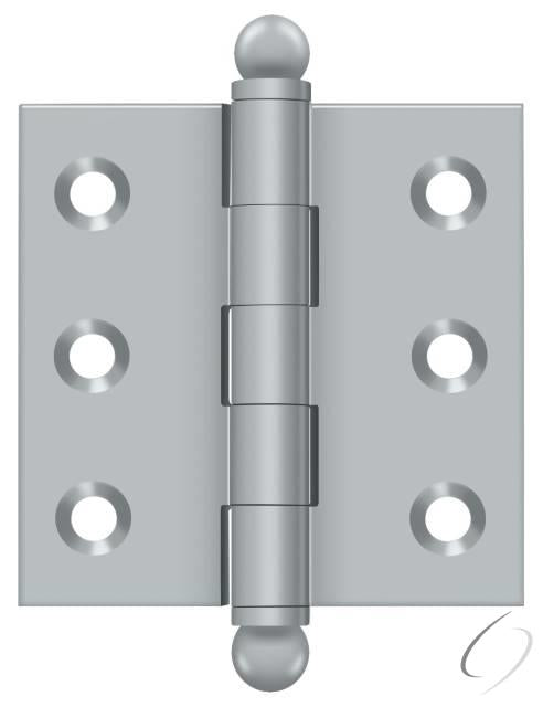 CH2020U26D 2" x 2" Hinge; with Ball Tips; Satin Chrome Finish