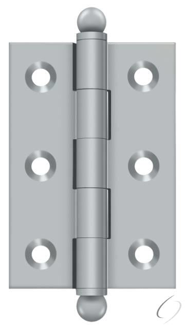 CH2517U26D 2-1/2" x 1-11/16" Hinge; with Ball Tips; Satin Chrome Finish