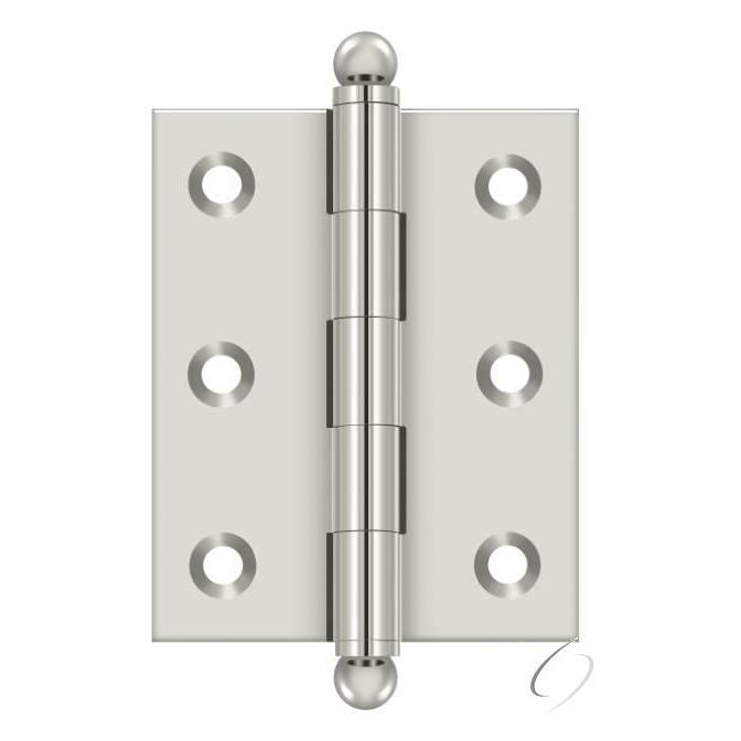 CH2520U14 2-1/2" x 2" Hinge; with Ball Tips; Bright Nickel Finish
