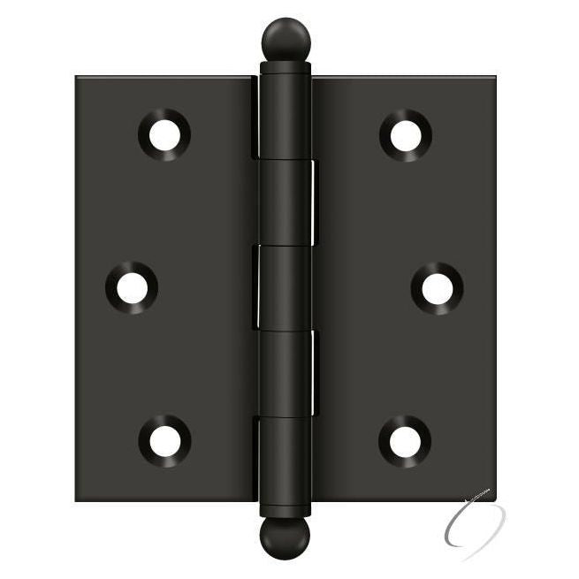 CH2525U10B 2-1/2" x 2-1/2" Hinge; with Ball Tips; Oil Rubbed Bronze Finish