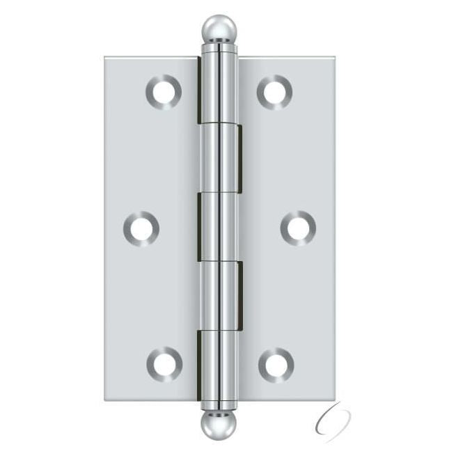 CH3020U26 3" x 2" Hinge; with Ball Tips; Bright Chrome Finish