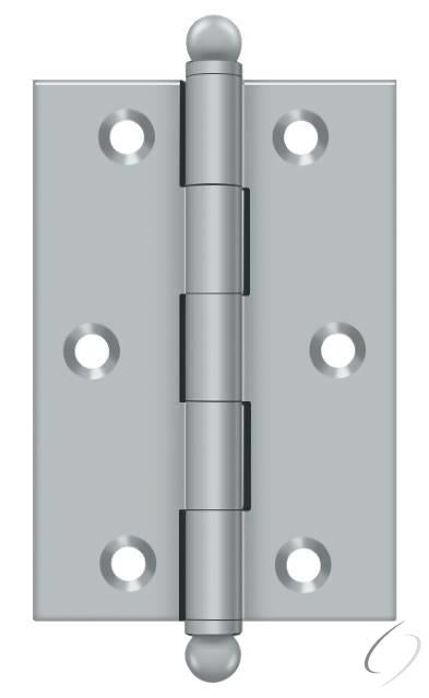 CH3020U26D 3" x 2" Hinge; with Ball Tips; Satin Chrome Finish