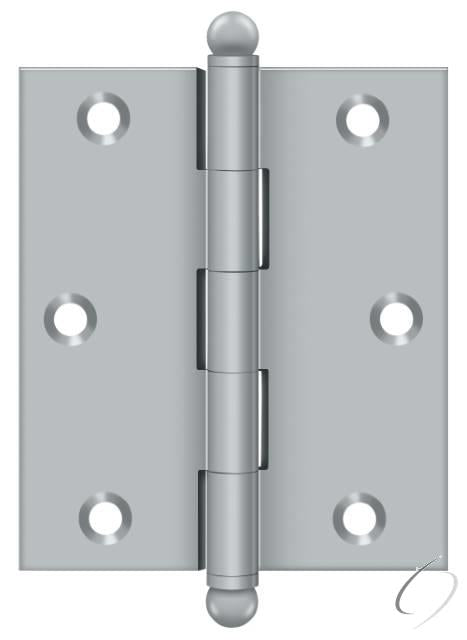CH3025U26D 3" x 2-1/2" Hinge; with Ball Tips; Satin Chrome Finish