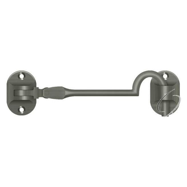 CHB4U15A Cabin Hooks; British Style; 4"; Antique Nickel Finish