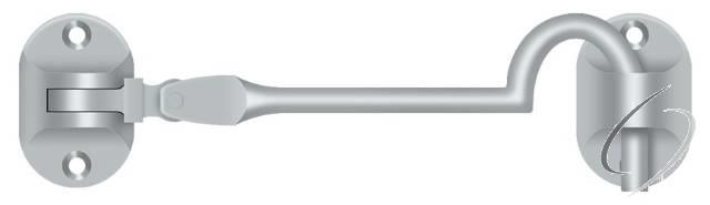 CHB4U26D Cabin Hooks; British Style; 4"; Satin Chrome Finish