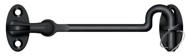 CHK4U19 Cabin Swivel Hooks; 4"; Black Finish