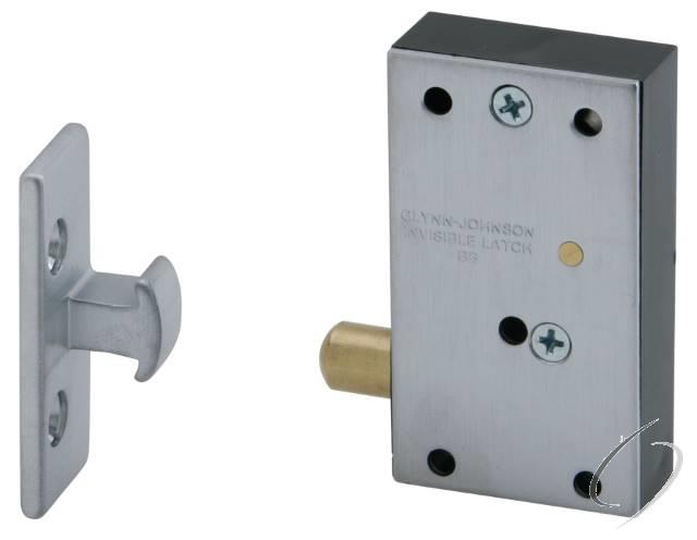 Cabinet Latch Satin Chrome Finish