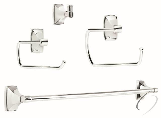 CLARENDON264 Bathroom Kit with BH2650026 Tissue Roll Holder BH2650126 Towel Ring BH2650426 Towel Bar