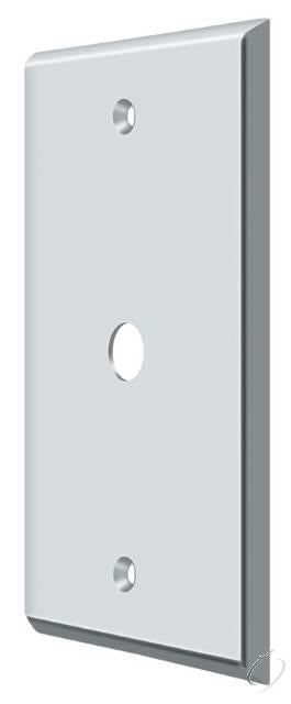 CPC4764U26 Switch Plate; Cable Cover Plate; Bright Chrome Finish