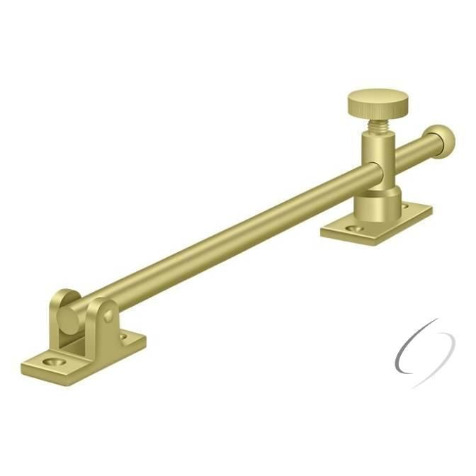 CSA10U3 10" Casement Stay Adjuster; Bright Brass Finish