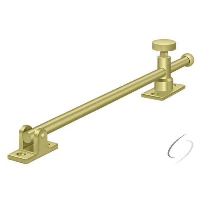 CSA12U3 12" Casement Stay Adjuster; Bright Brass Finish