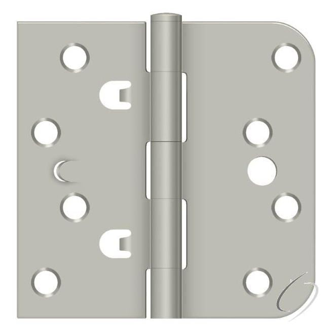 DE44058TT15 4" x 4" x 5/8" x SQ Hinge; Satin Nickel Finish