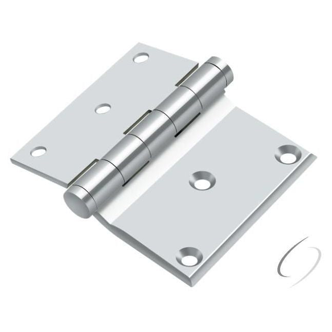 DHS3035U26 3" x 3-1/2" Half Surface Hinge; Bright Chrome Finish