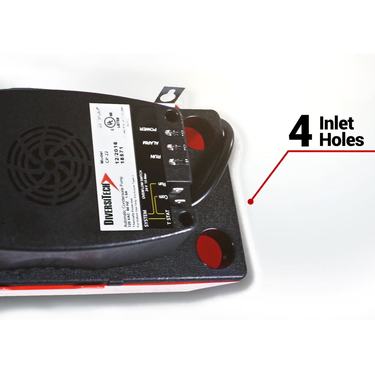 CP-22T - Asurity Condensate Pump - 22 Feet of Lift - 120V