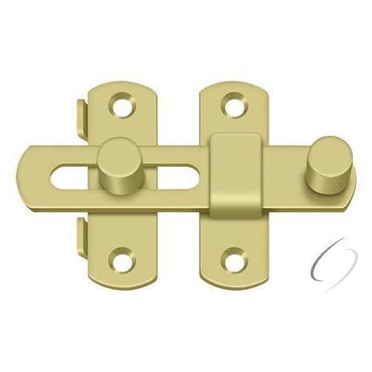 DL35U3 Drop Latch 3-1/2"; Bright Brass Finish