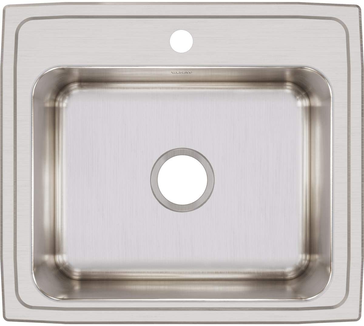 Elkay DLR2219101 - 18 Gauge Stainless Steel 22" x 19.5" x 10.125" Single Bowl Drop-in Kitchen Sink