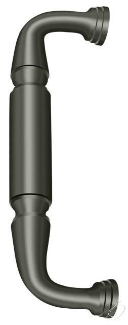 DP2574U15A Door Pull without Rosette; 8"; Antique Nickel Finish