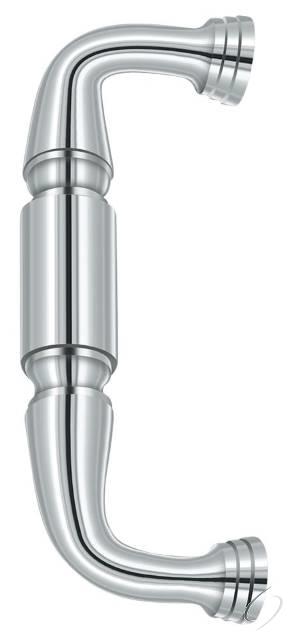 DP675U26 Door Pull; 6"; Bright Chrome Finish