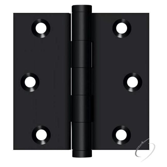 DSB319 3" x 3" Square Hinge; Black Finish