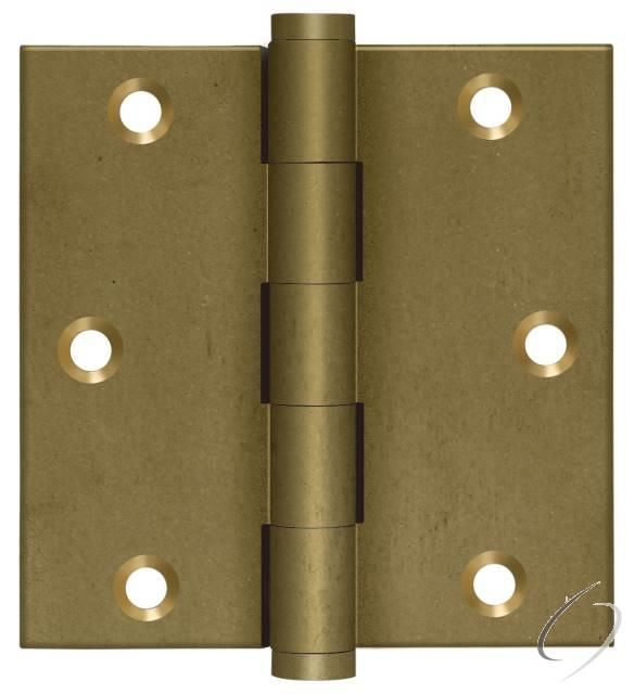 DSB3510BM 3-1/2" x 3-1/2" Square Hinge; Bronze Medium Finish