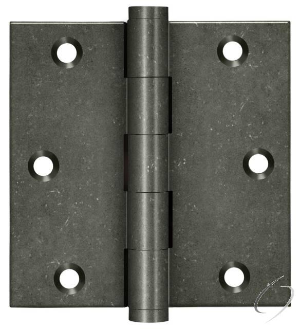 DSB3510WM 3-1/2" x 3-1/2" Square Hinge; White Bronze Medium Finish