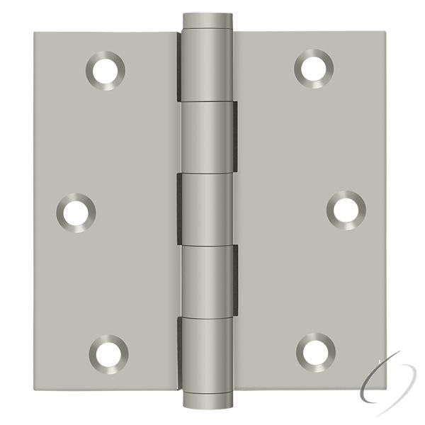 DSB3515-R 3-1/2" x 3-1/2" Square Hinge; Residential; Satin Nickel Finish