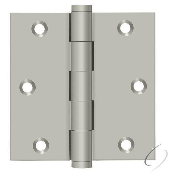 DSB3515 3-1/2" x 3-1/2" Square Hinge; Satin Nickel Finish