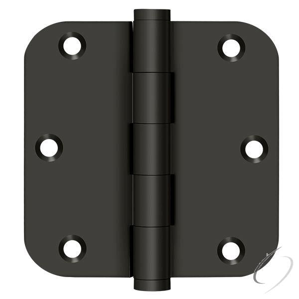 DSB35R510B 3-1/2" x 3-1/2" x 5/8" Radius Hinge; Oil Rubbed Bronze Finish