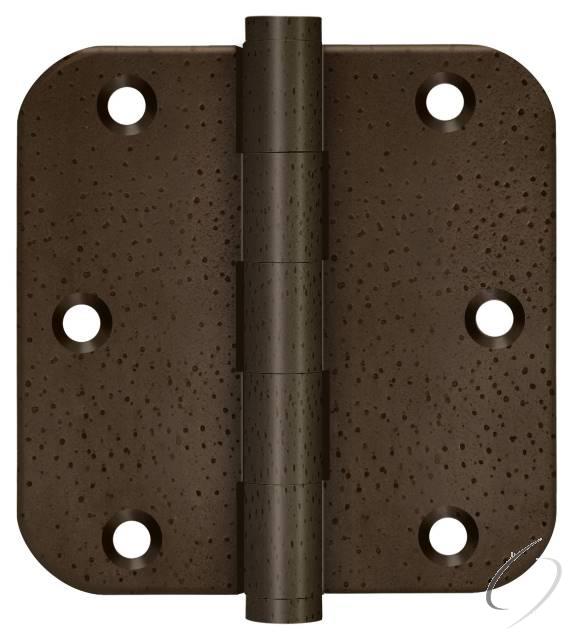 DSB35R510WD-R 3-1/2" x 3-1/2" x 5/8" Radius Hinge; White Bronze Dark Finish