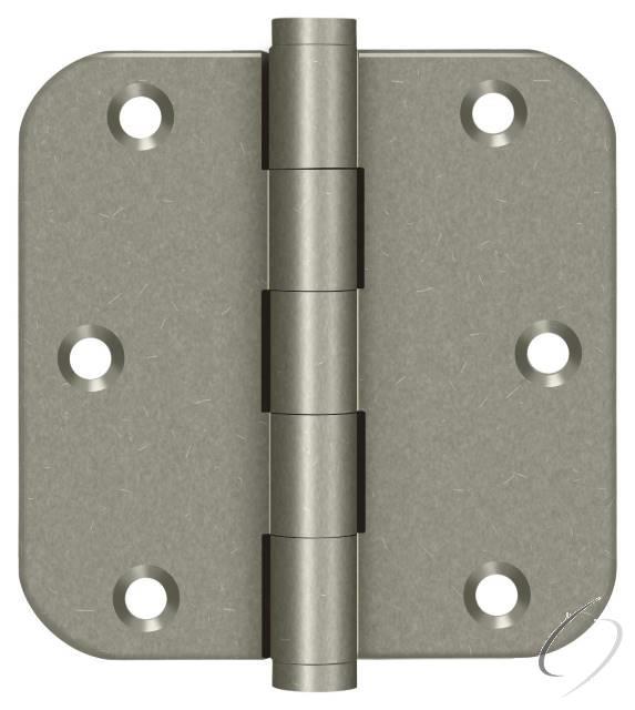 DSB35R510WL-R 3-1/2" x 3-1/2" x 5/8" Radius Hinge; White Bronze Light Finish