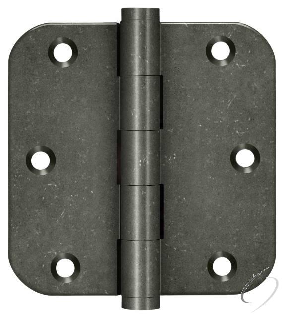 DSB35R510WM-R 3-1/2" x 3-1/2" x 5/8" Radius Hinge; White Bronze Medium Finish