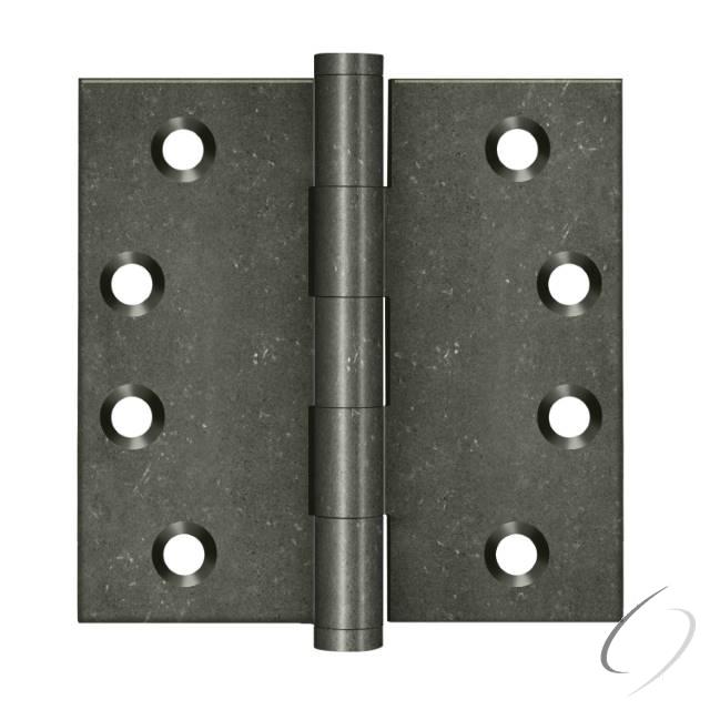 DSB410WM 4" x 4" Square Hinge; White Bronze Medium Finish