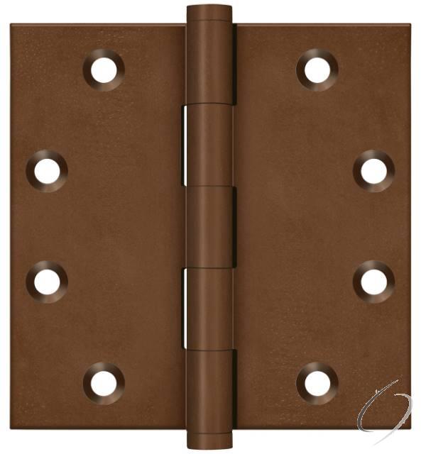 DSB4510BR 4-1/2" x 4-1/2" Square Hinge; Bronze Rust Finish