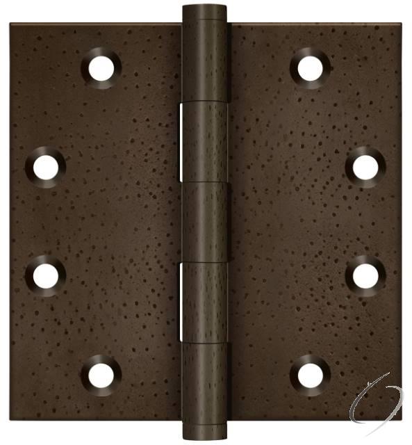 DSB4510WD 4-1/2" x 4-1/2" Square Hinge; White Bronze Dark Finish