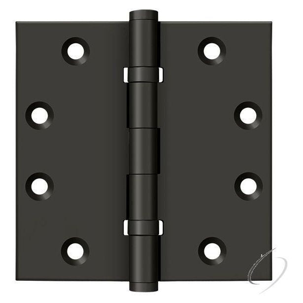 DSB45B10B 4-1/2" x 4-1/2" Square Hinge; Ball Bearings; Oil Rubbed Bronze Finish