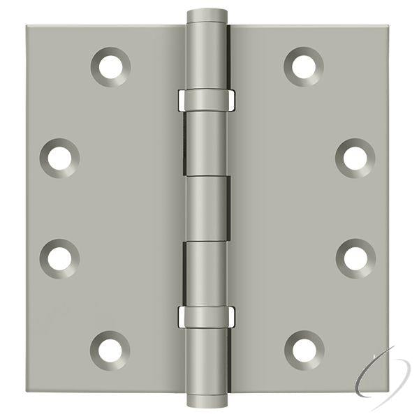 DSB45B15 4-1/2" x 4-1/2" Square Hinge; Ball Bearings; Satin Nickel Finish
