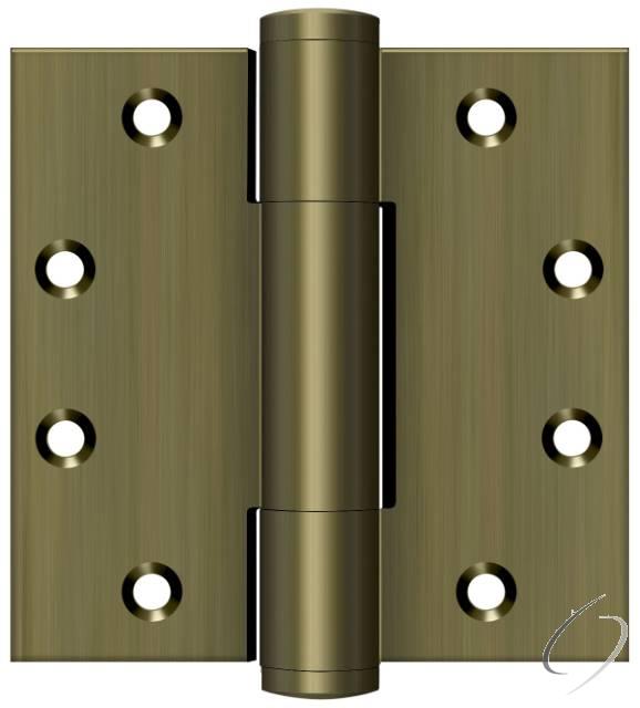 DSB45RM5 4-1/2" x 4-1/2" 1/5" Hinge; Antique Brass Finish