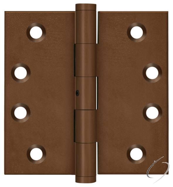 DSB4N10BR 4" x 4" Square Hinge; Bronze Rust Finish