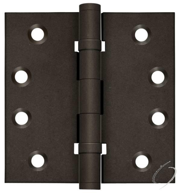 DSB4NB10BD 4" x 4" Square Hinge; Ball Bearings; Bronze Dark Finish