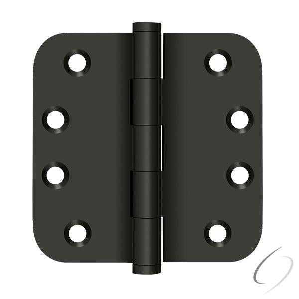DSB4R510B 4" x 4" x 5/8" Radius Hinge; Oil Rubbed Bronze Finish