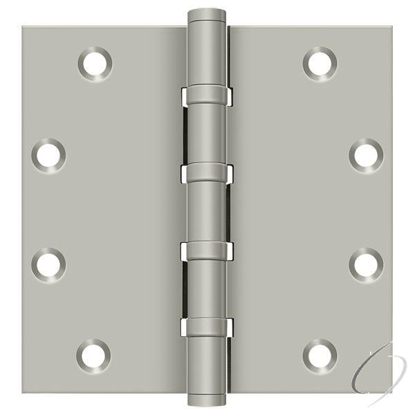 DSB55B15 5" x 5" Square Ball Bearing Hinge; Satin Nickel Finish