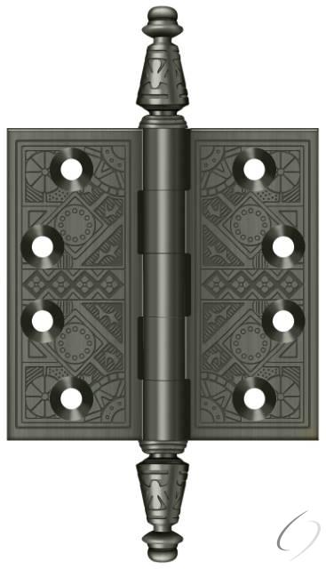 DSBP35U15A 3-1/2" x 3-1/2" Square Hinge; Antique Nickel Finish