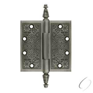 DSBP44U15A 4" x 4" Square Hinge; Antique Nickel Finish