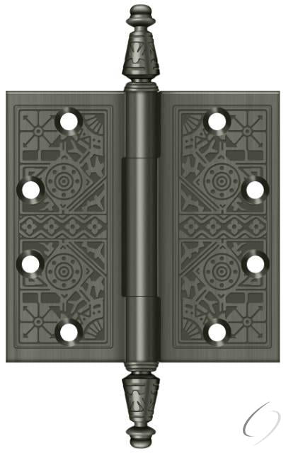 DSBP45U15A 4-1/2" x 4-1/2" Square Hinge; Antique Nickel Finish