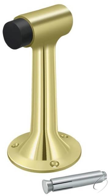 DSF600U3 Floor Mount; 6" Bumper; Heavy Duty; Bright Brass Finish
